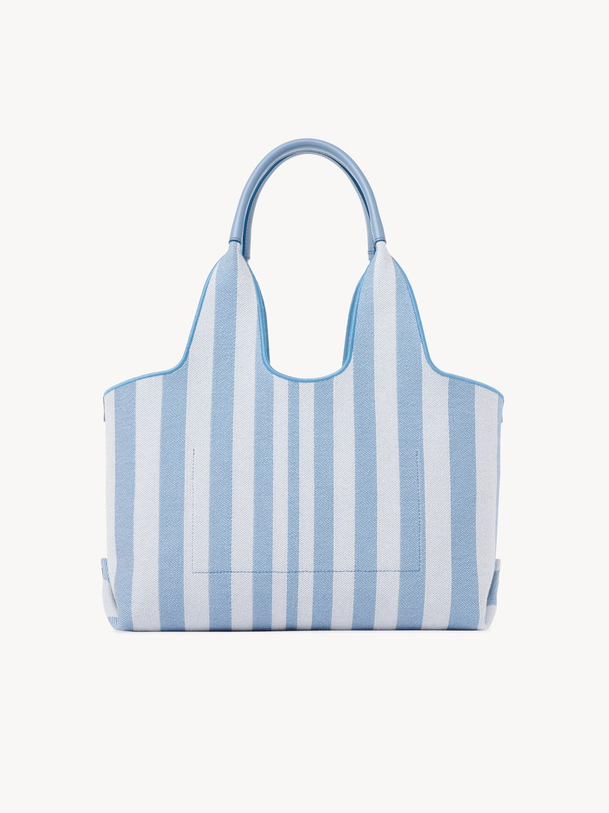 Chloé Stripy east-west tote bag in jacquard