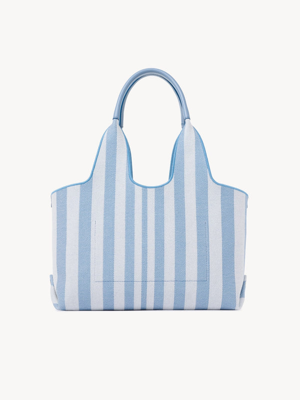 Chloé Stripy east-west tote bag in jacquard