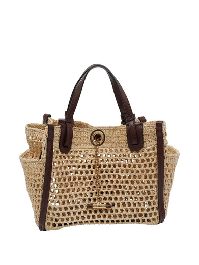 Borsa Chloé Iconic in rafia