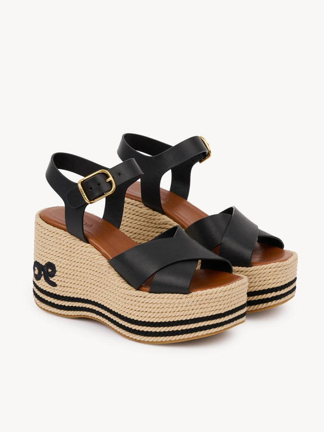 Sandali con zeppa Chloé Sand