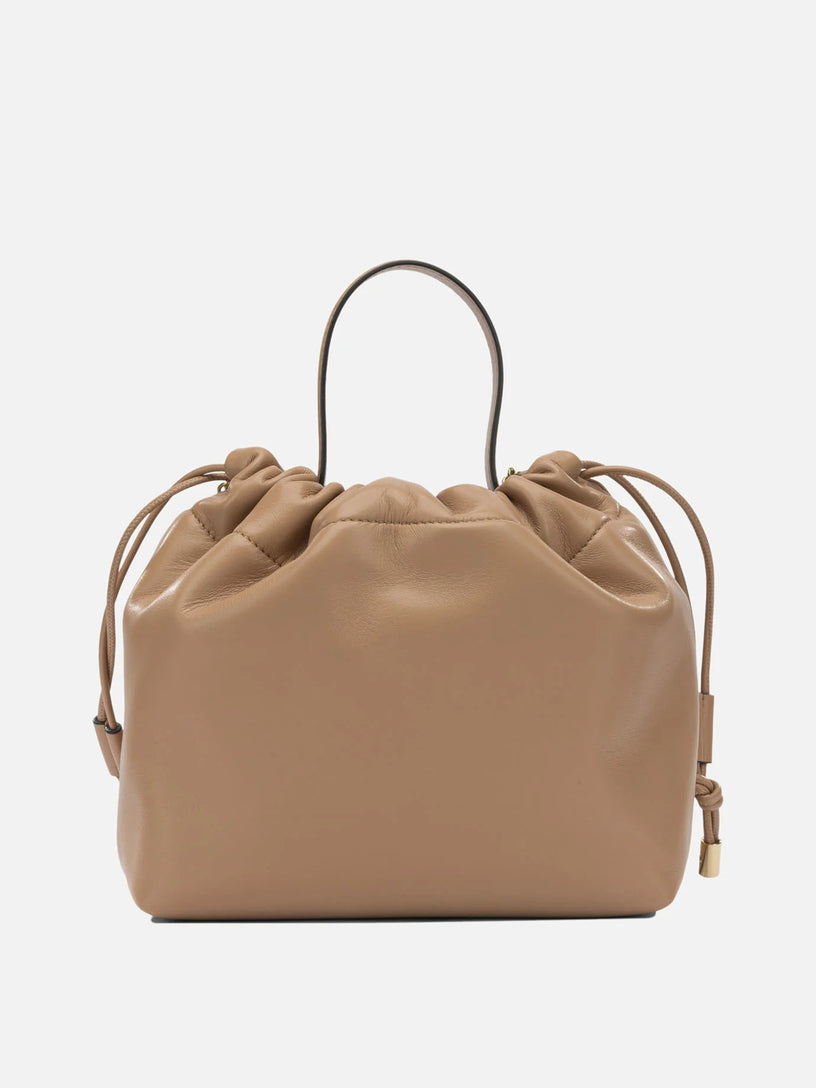 Borsa a spalla piccola Chloé Icons con catena in pelle morbida