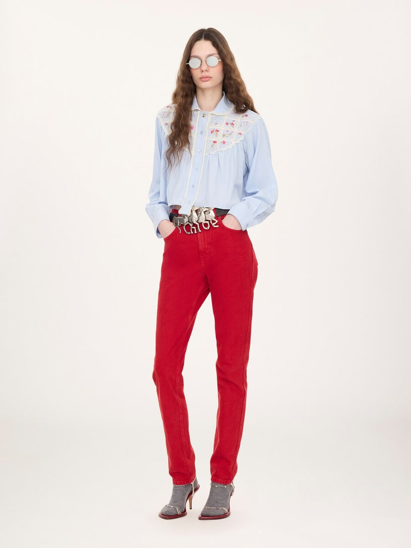 Jeans slim in denim