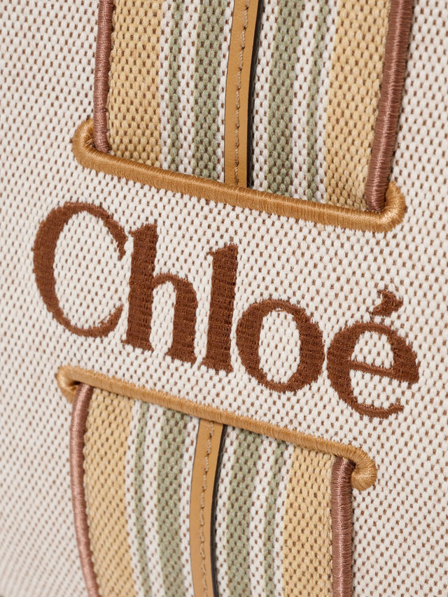 Small Woody Loop tote bag in canvas