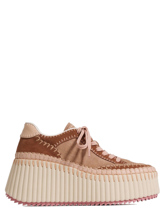 Sneaker con zeppa Nama