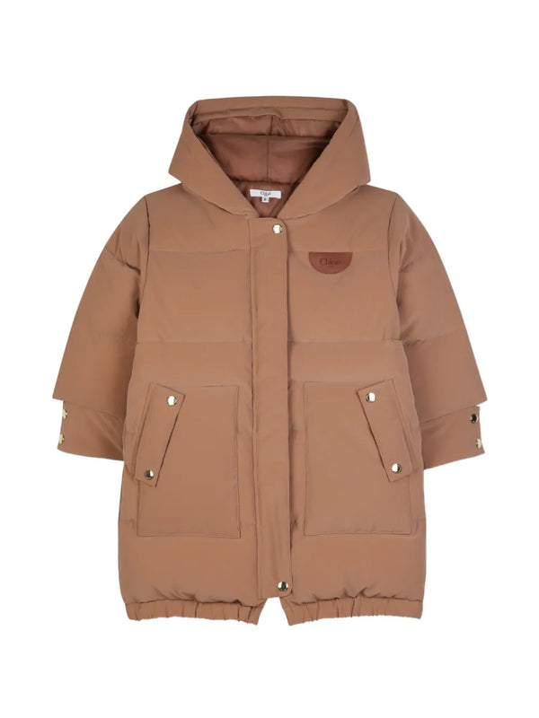 Logo puffer jacket