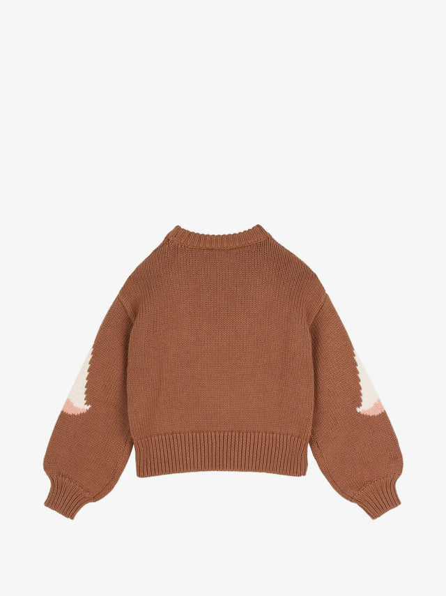 Maglione con fenicotteri