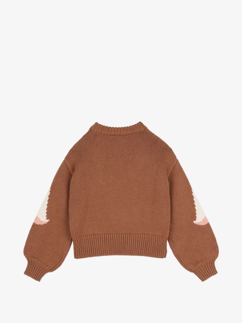 Maglione con fenicotteri