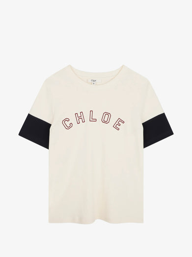 T-shirt con design color-block