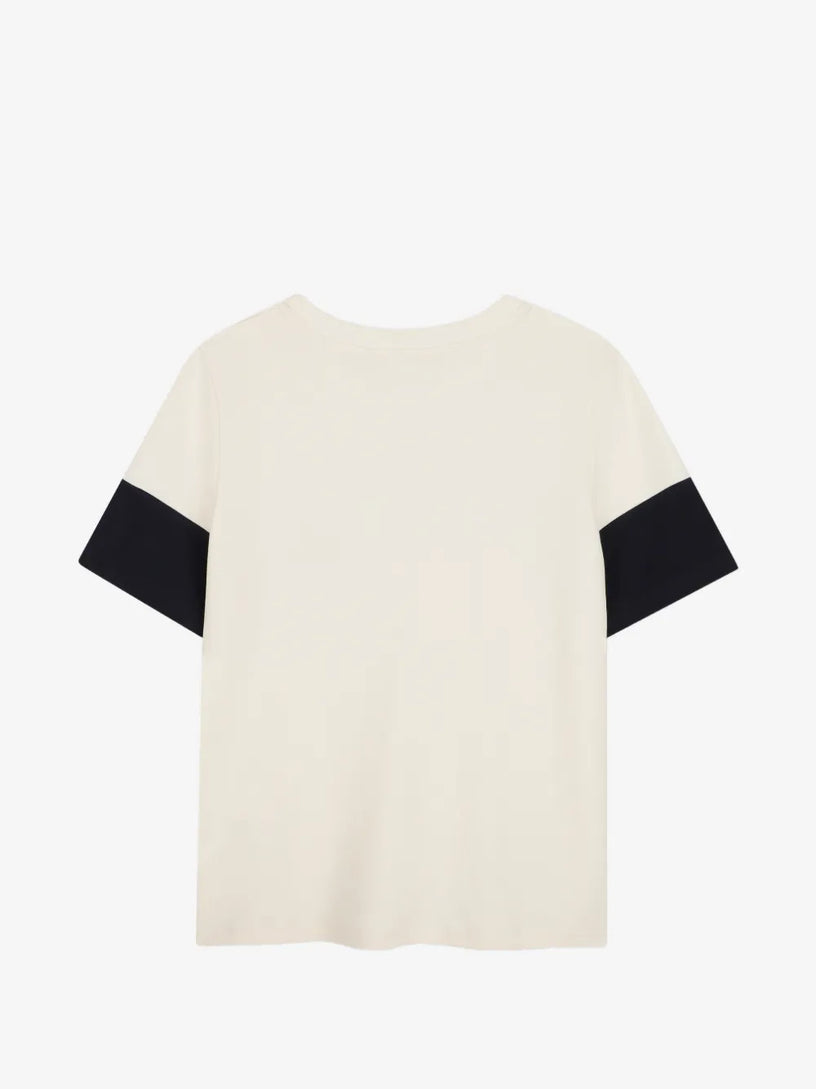 T-shirt con design color-block