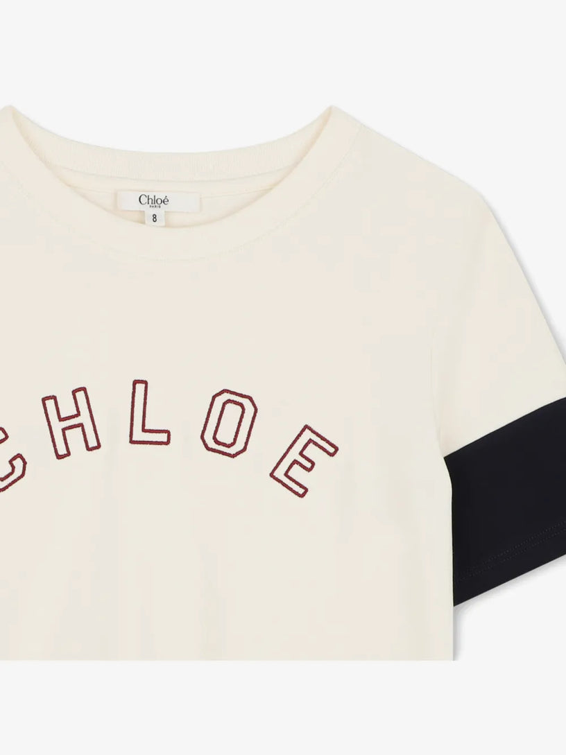 T-shirt con design color-block