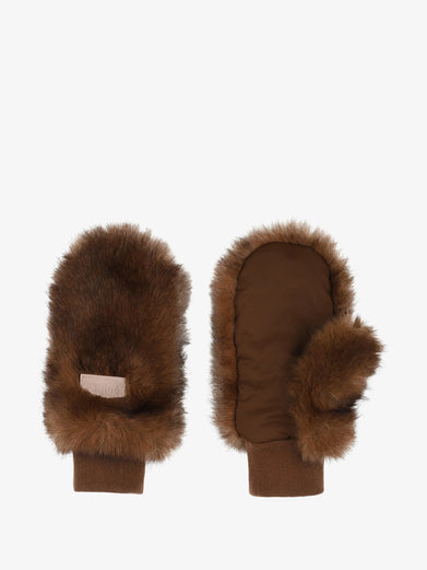 Guanti in eco pelliccia