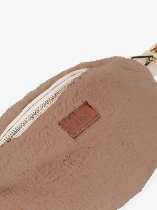 Faux fur bum bag