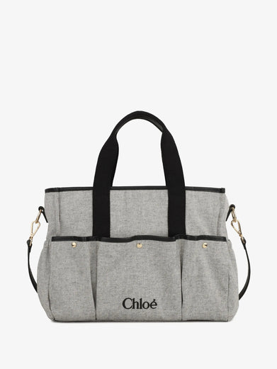 Borsa fasciatoio con logo ricamato