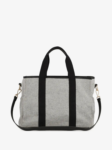 Borsa fasciatoio con logo ricamato