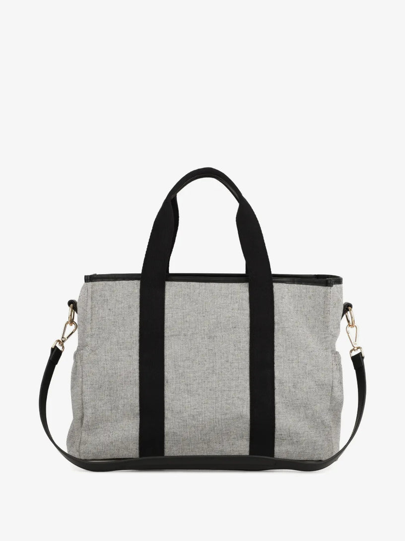 Borsa fasciatoio con logo ricamato