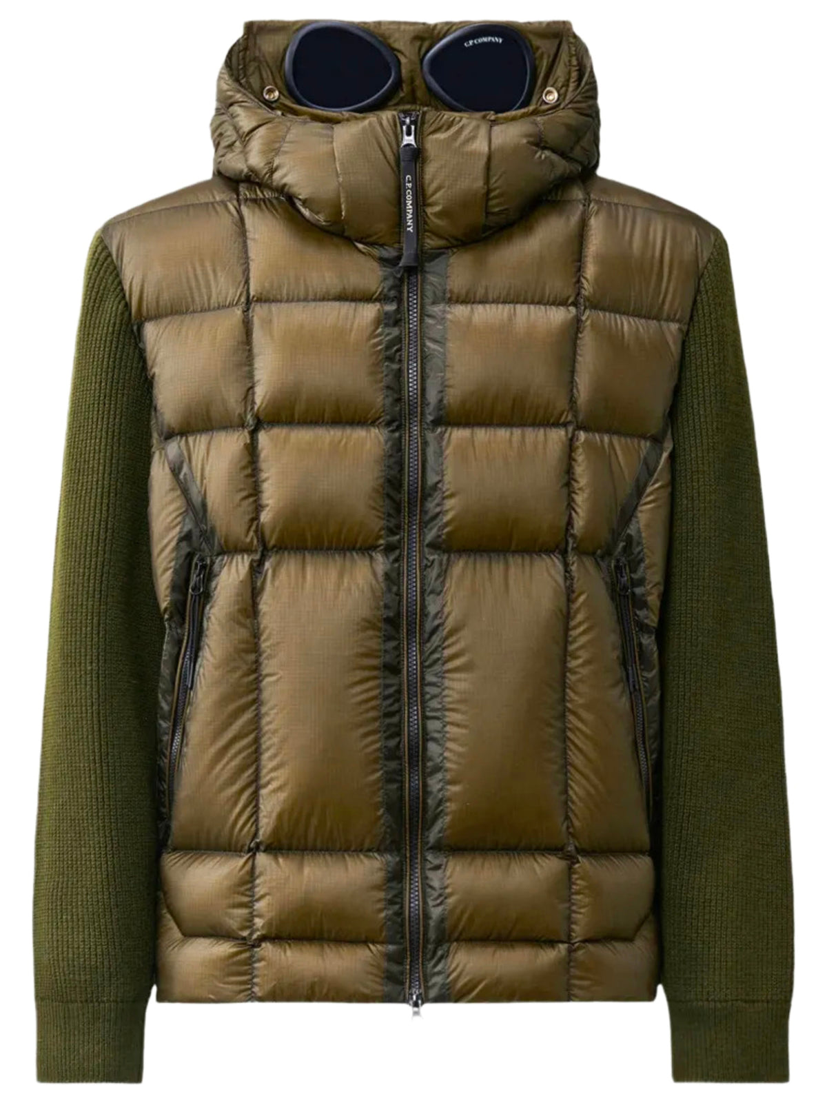 Maglione misto lana merino extrafine con occhiali goggle