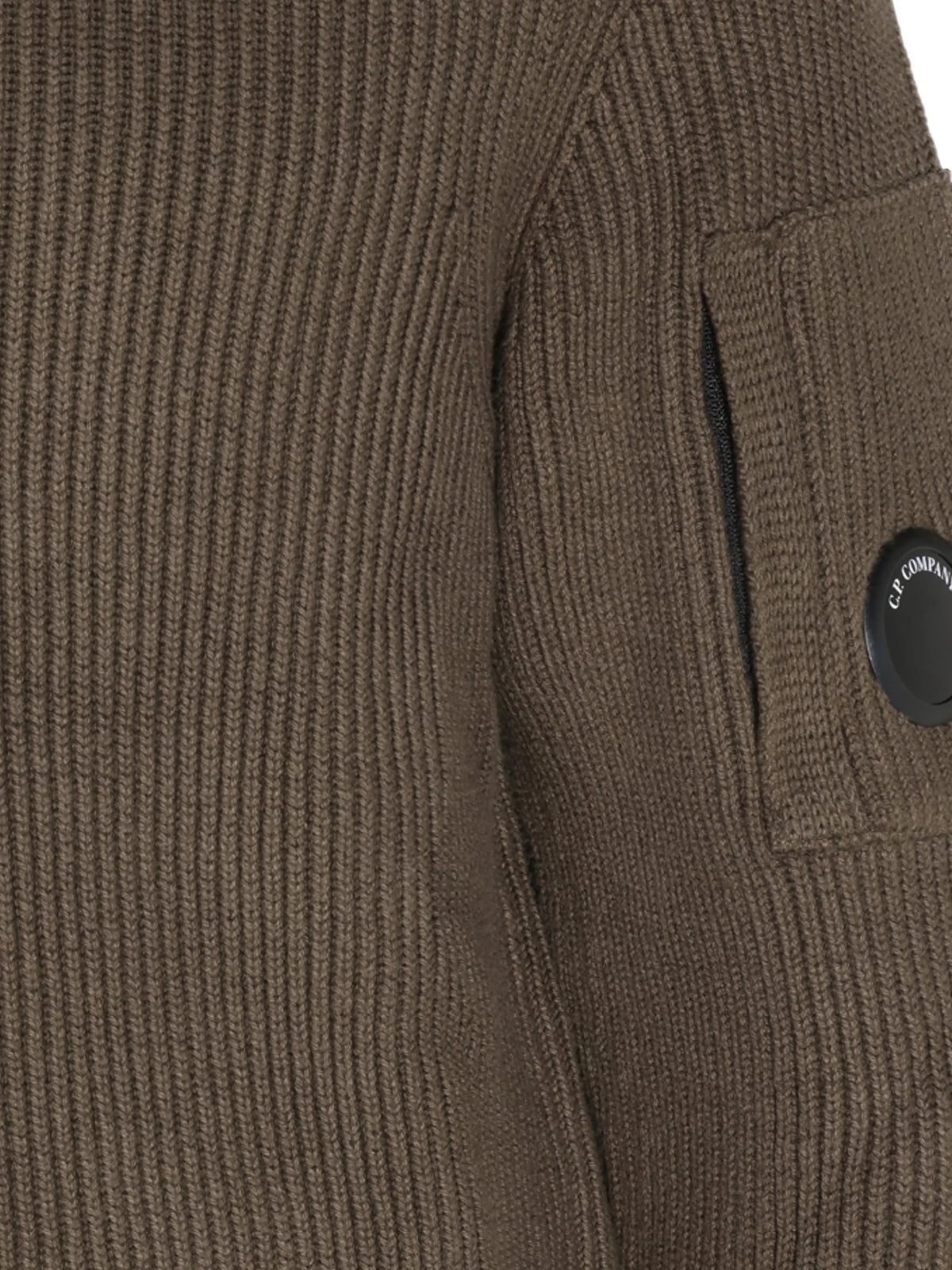 Maglione girocollo full rib cotton lens