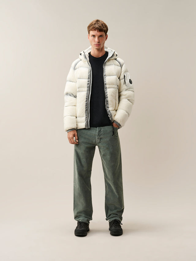 Maglione girocollo full rib cotton lens