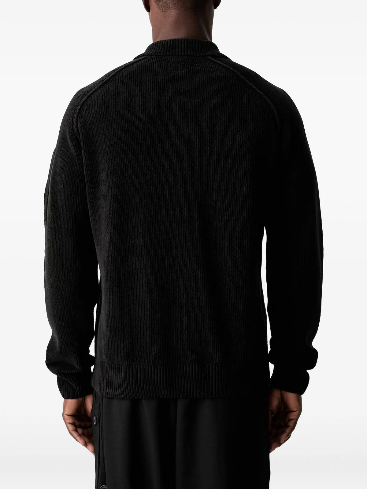 Maglione a polo Lens in ciniglia di cotone