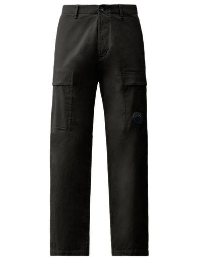 Pantaloni cargo regular in raso elasticizzato