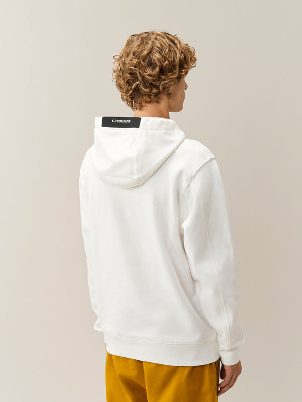 Diagonal Raised Fleece Polo Zip Sweatshirt