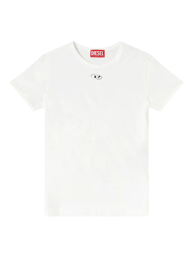 T-shirt slim con Oval D metallico