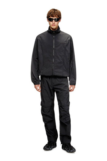 Pantaloni in nylon con tasche cargo