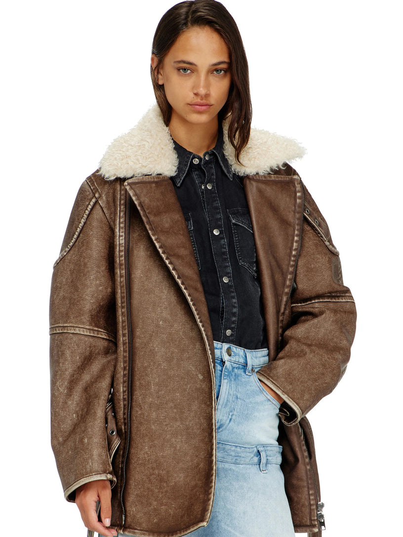 Giacca stile aviator-biker