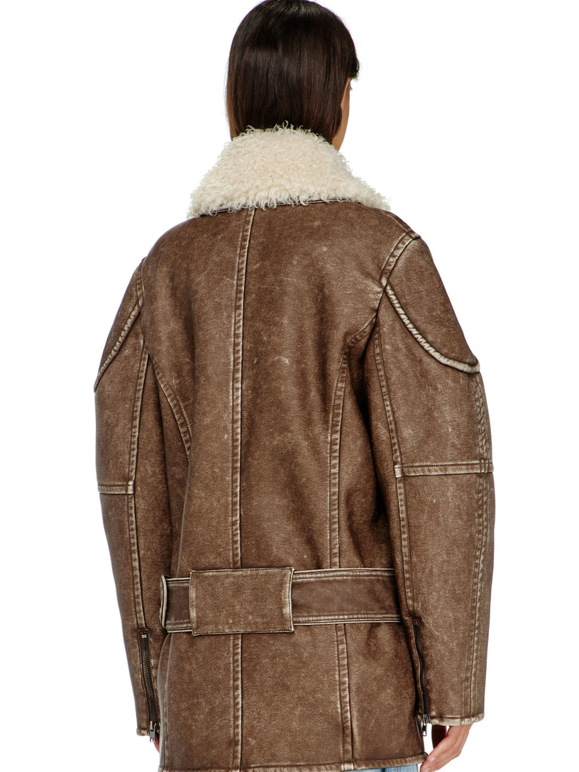 Giacca stile aviator-biker
