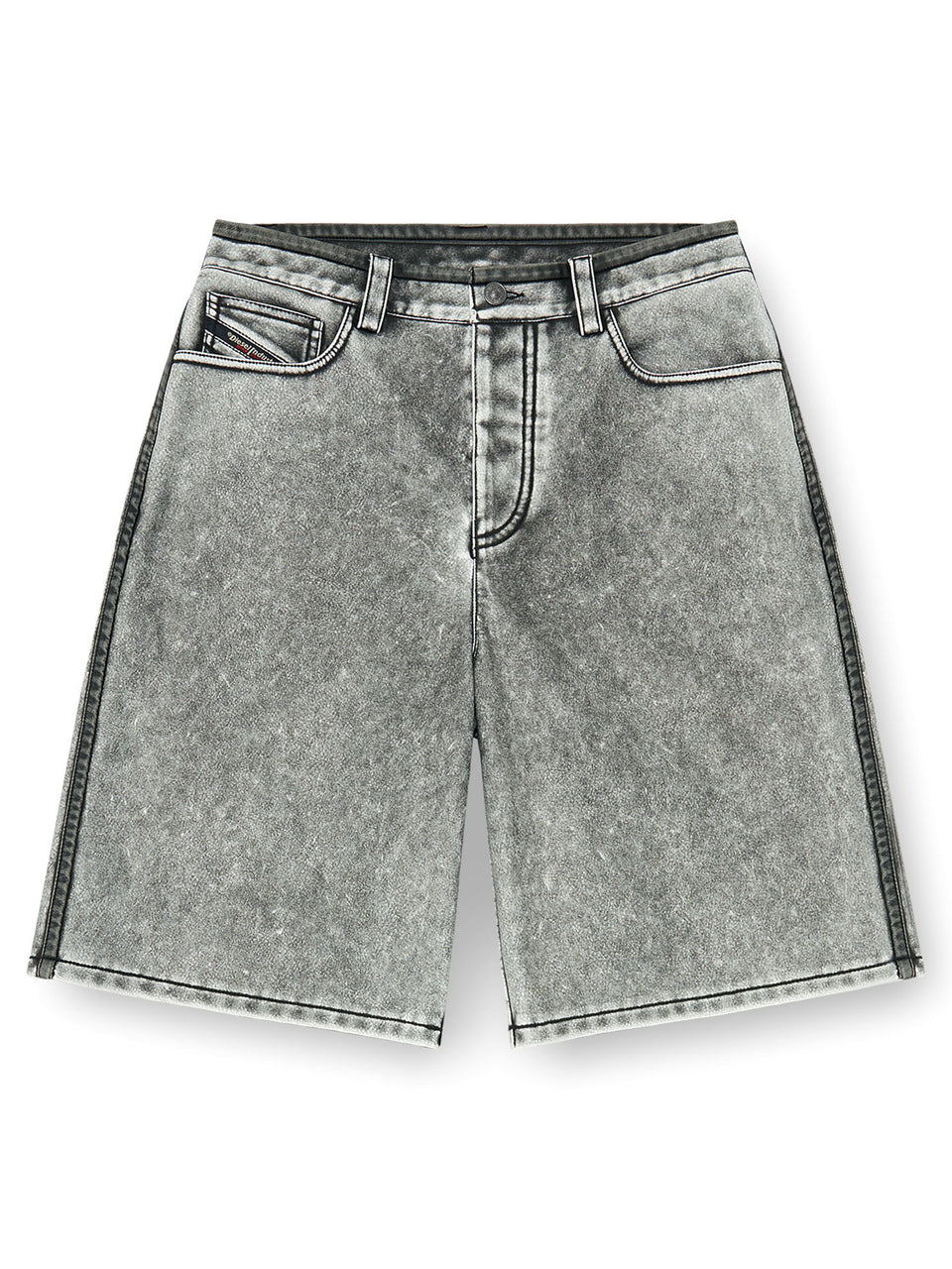 PU Bermuda shorts