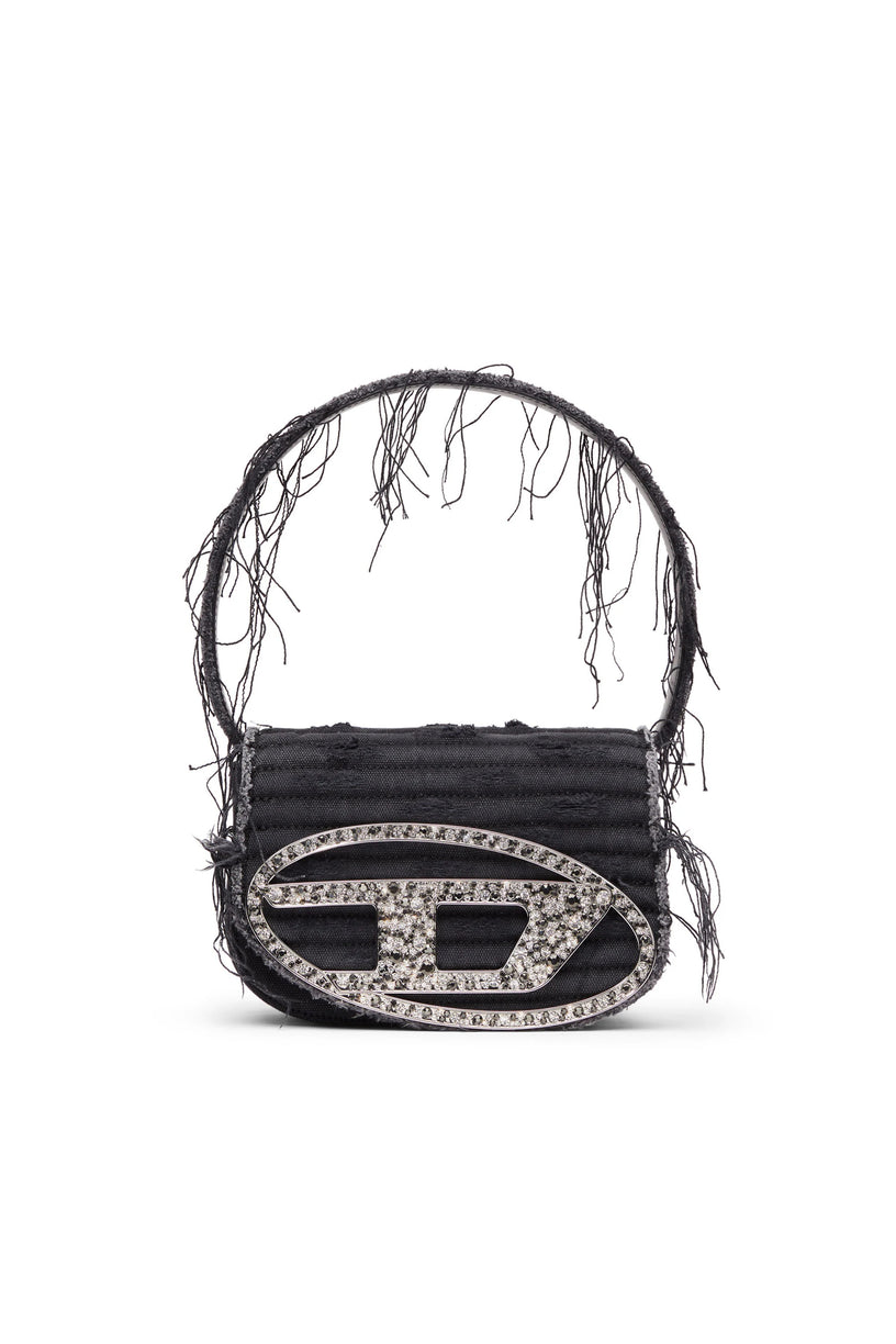 1DR-Iconica borsa a spalla in tela e pelle
