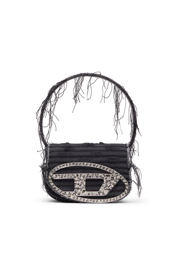 1DR-Iconic shoulder bag in canvas and leather