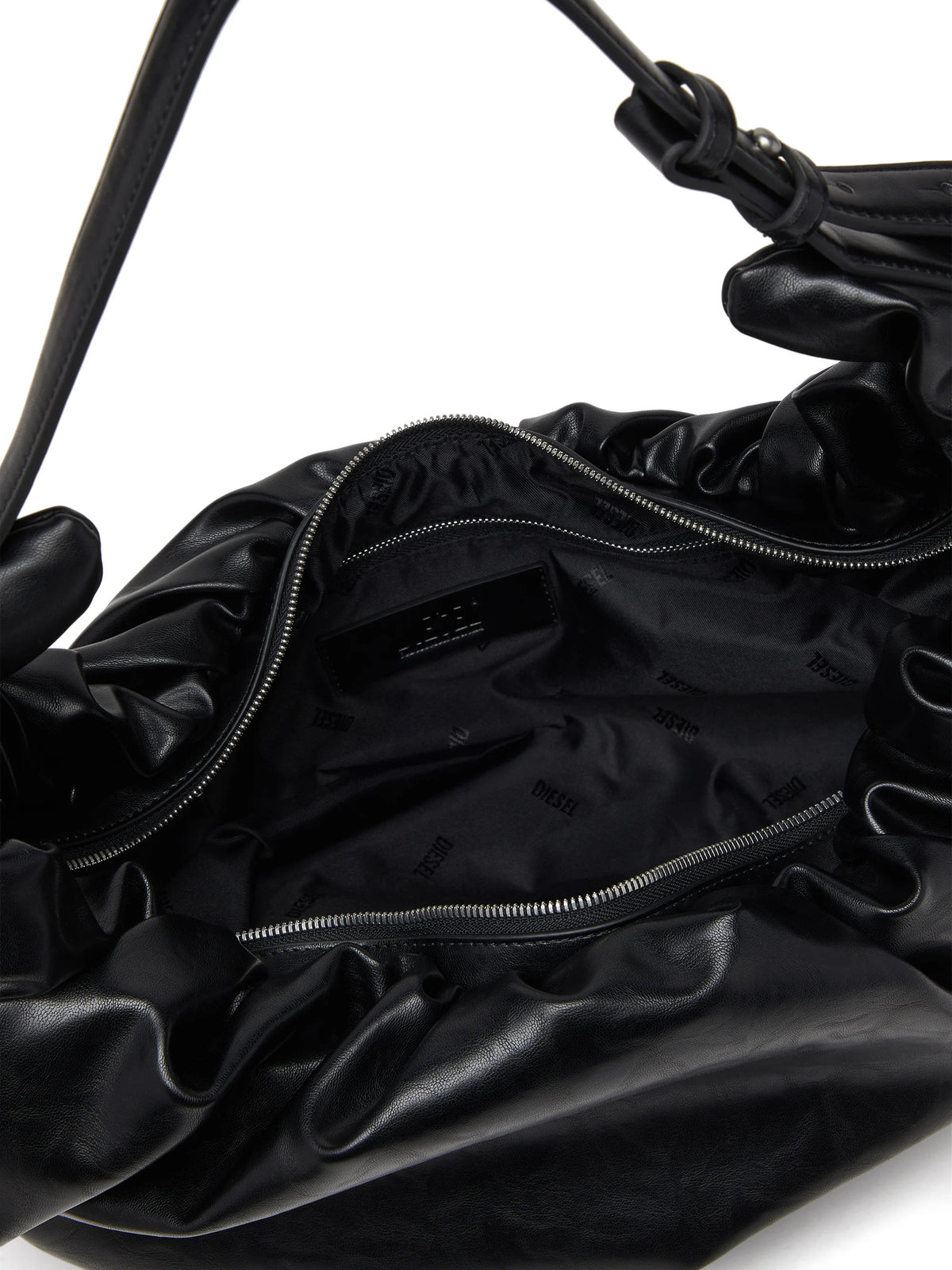 Grab-D-Borsa hobo grande arricciata