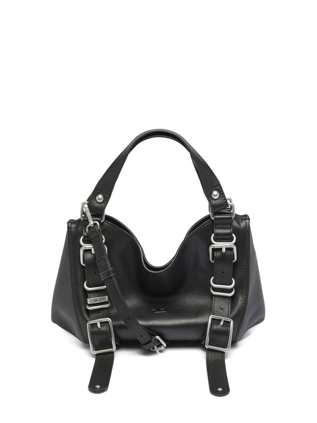 D-One-Borsa piccola a mano in pelle trattata