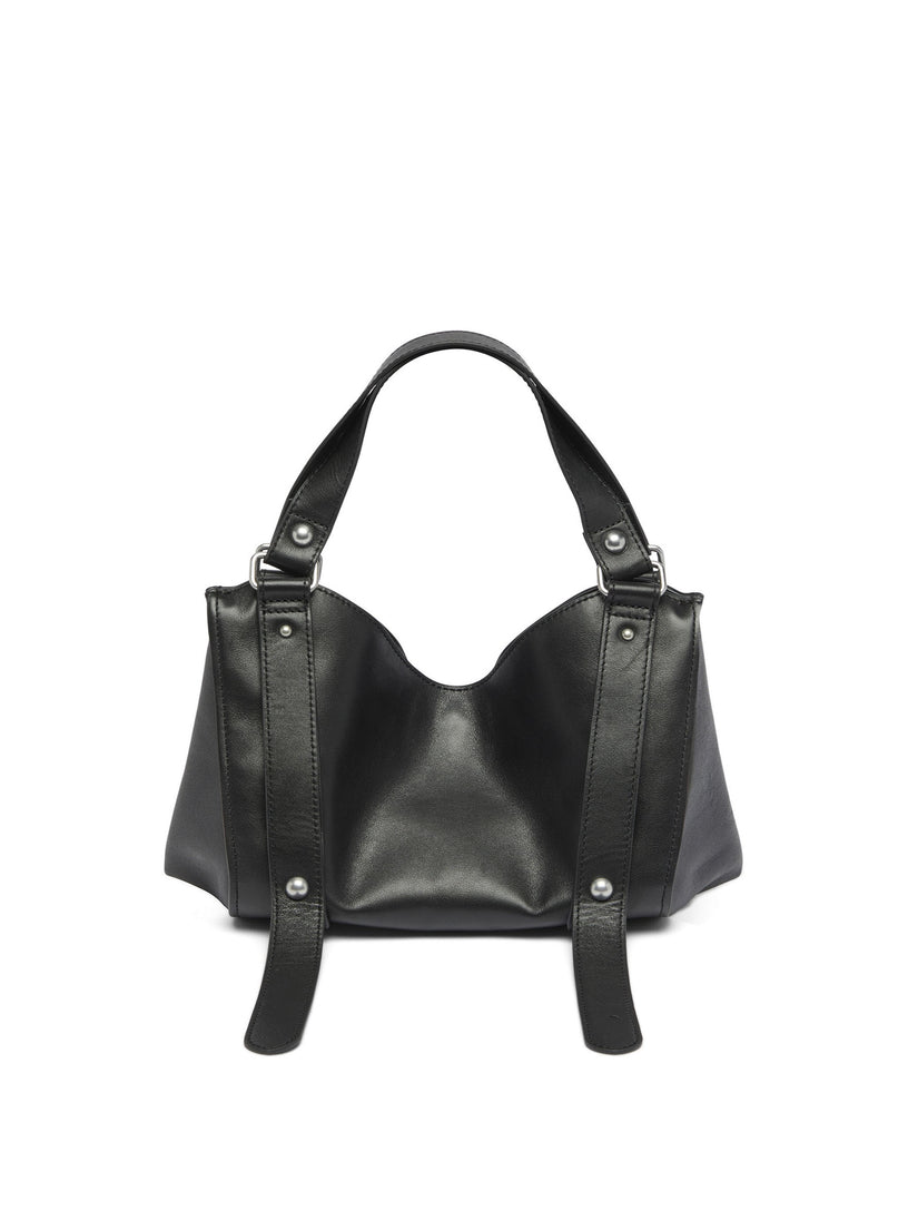 D-One-Borsa piccola a mano in pelle trattata