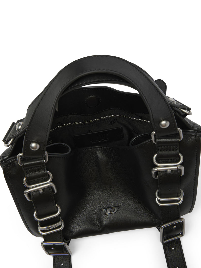 D-One-Borsa piccola a mano in pelle trattata