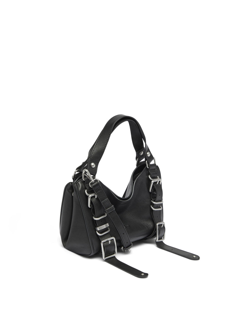 D-One-Borsa piccola a mano in pelle trattata