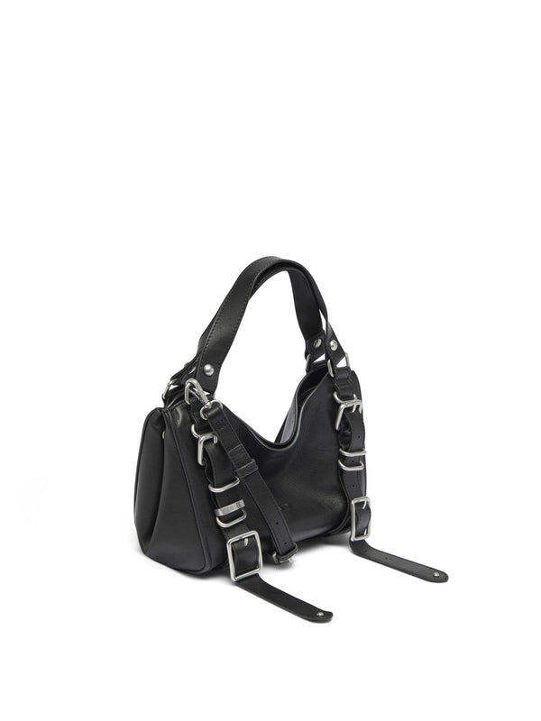 D-One-Small handbag in treated leather