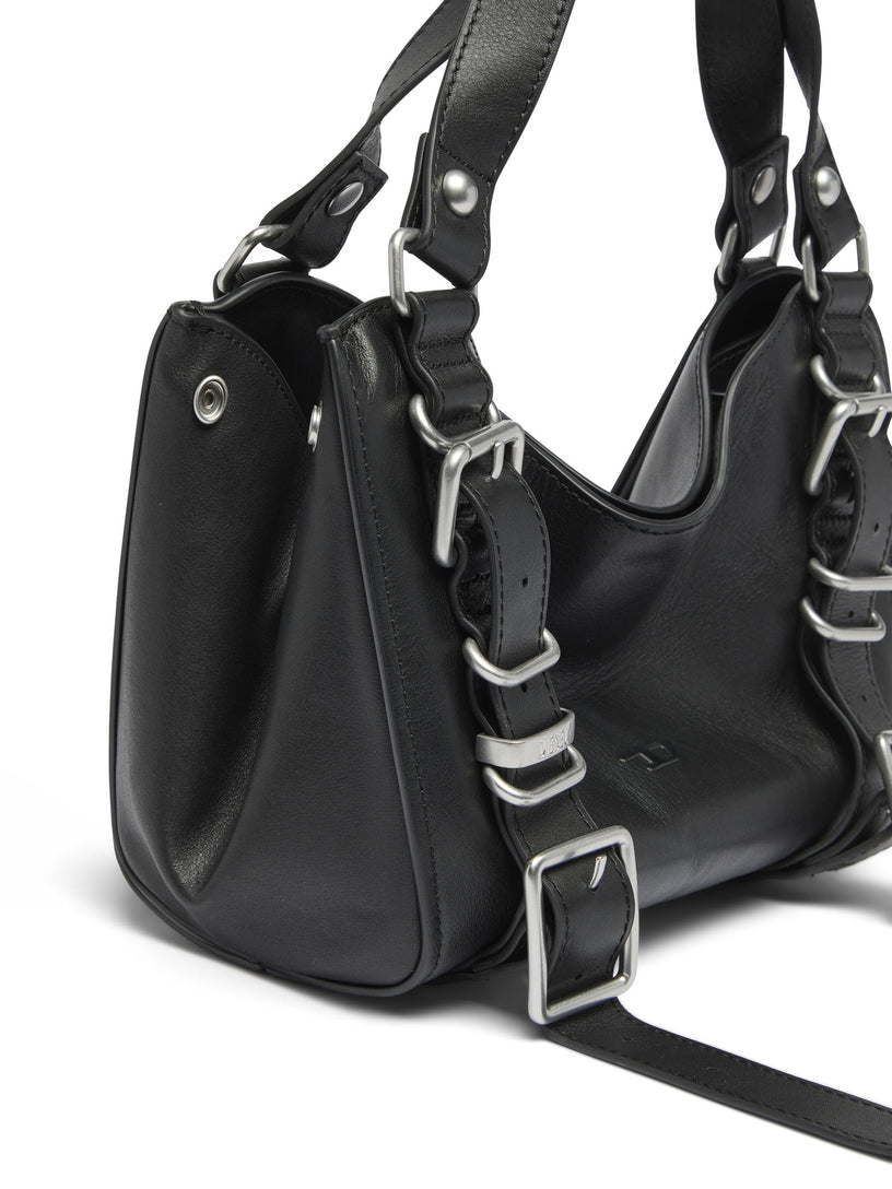 D-One-Borsa piccola a mano in pelle trattata
