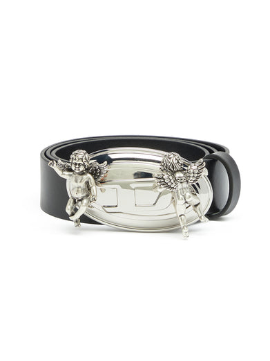 Cintura 3,5 cm in pelle con fibbia Oval D cherubino
