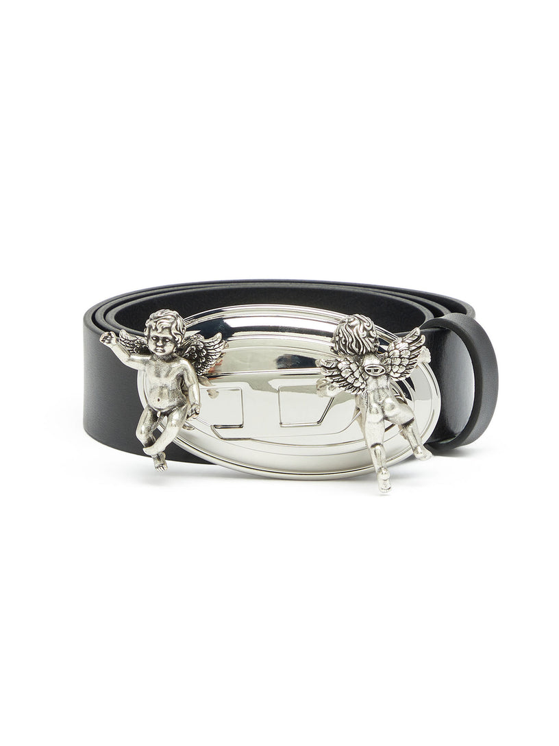 Cintura 3,5 cm in pelle con fibbia Oval D cherubino