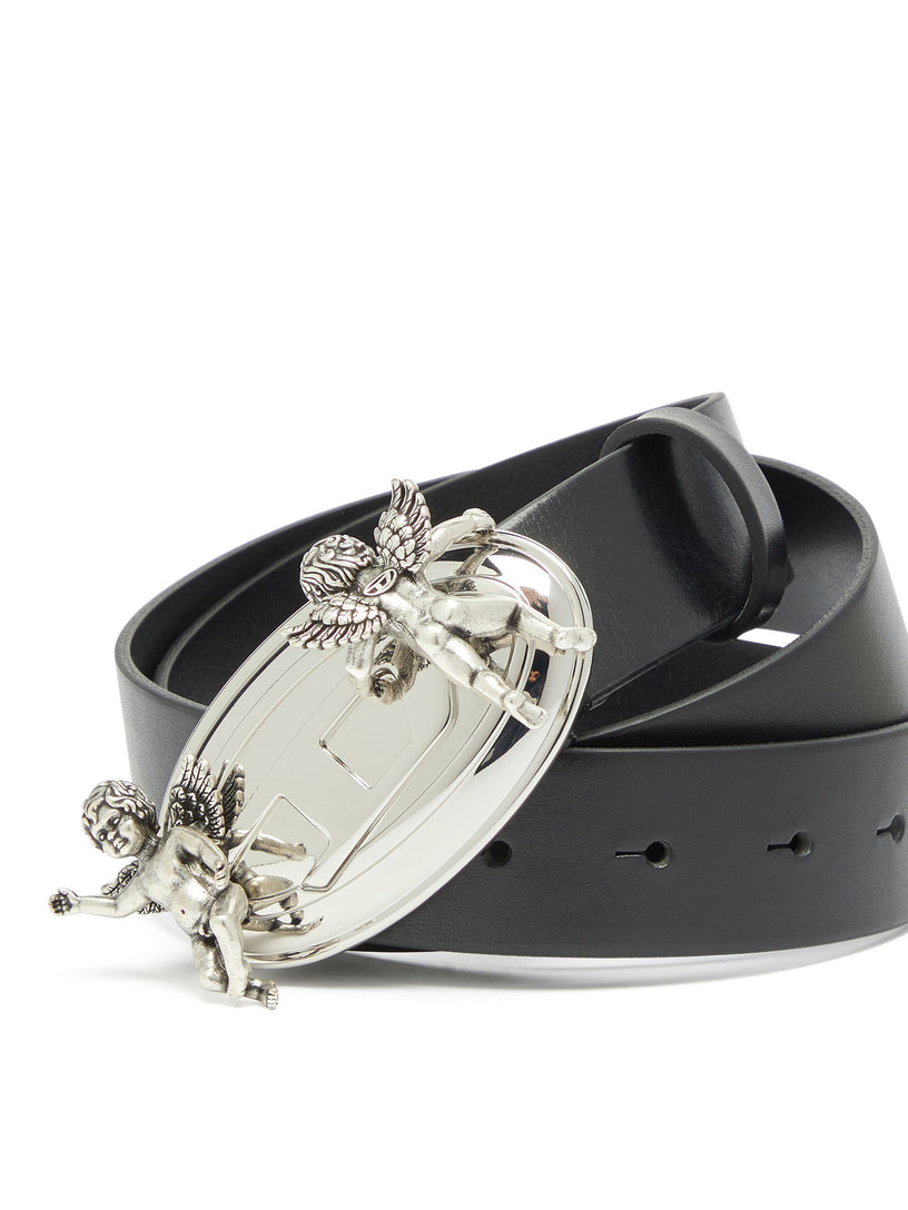 Cintura 3,5 cm in pelle con fibbia Oval D cherubino