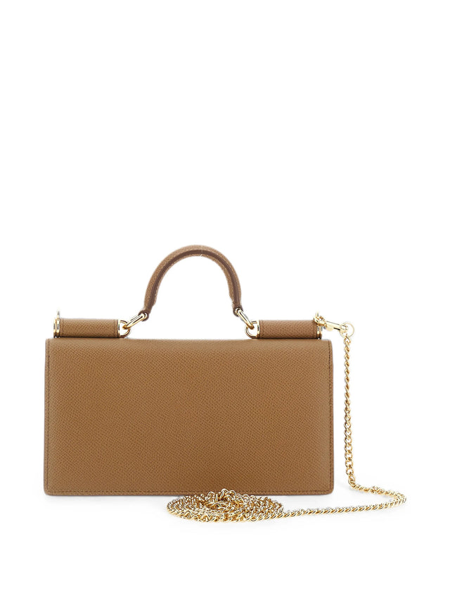 Mini Bag in pelle di vitello dauphine