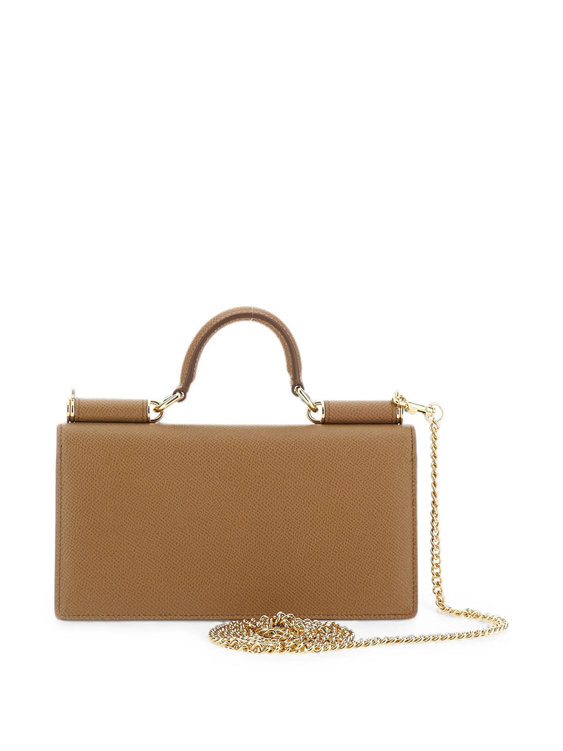 Mini Bag in pelle di vitello dauphine