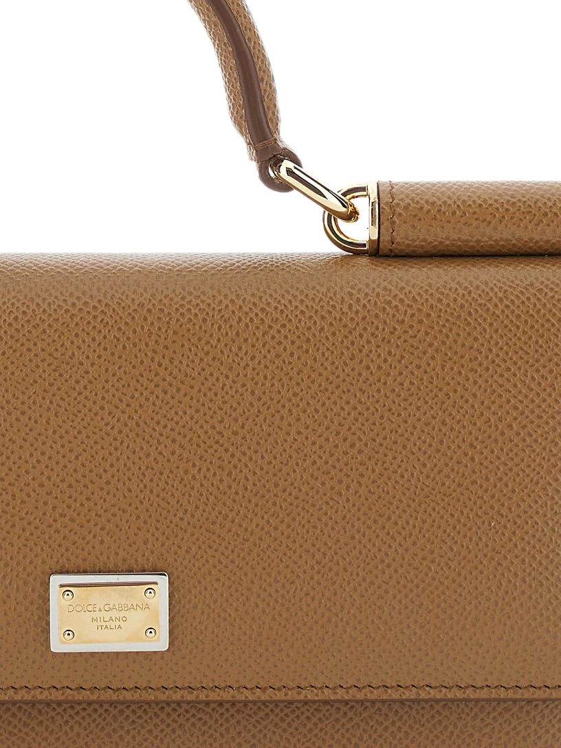 Mini Bag in pelle di vitello dauphine