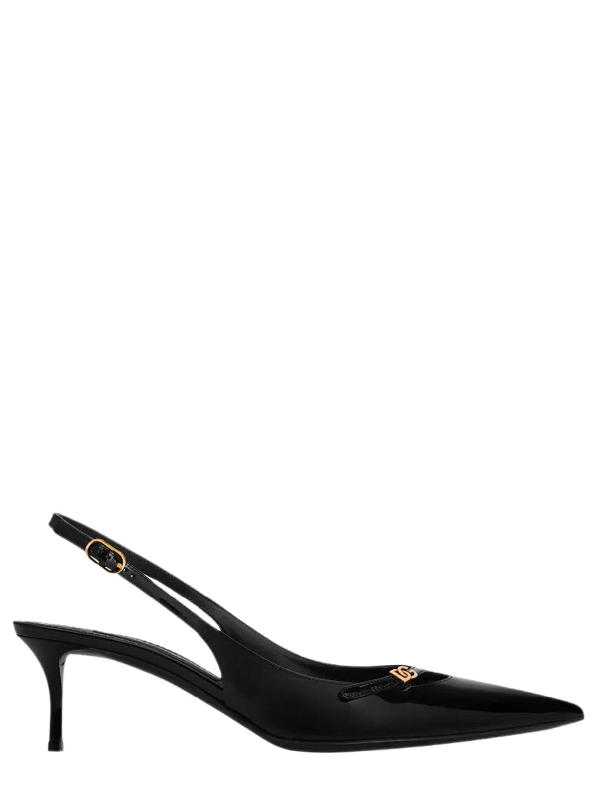 Slingback in vernice