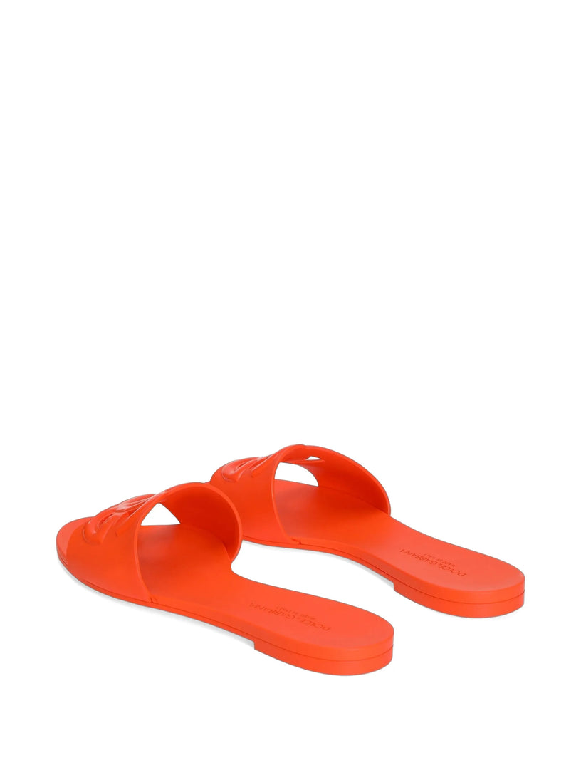 Slide beachwear in gomma