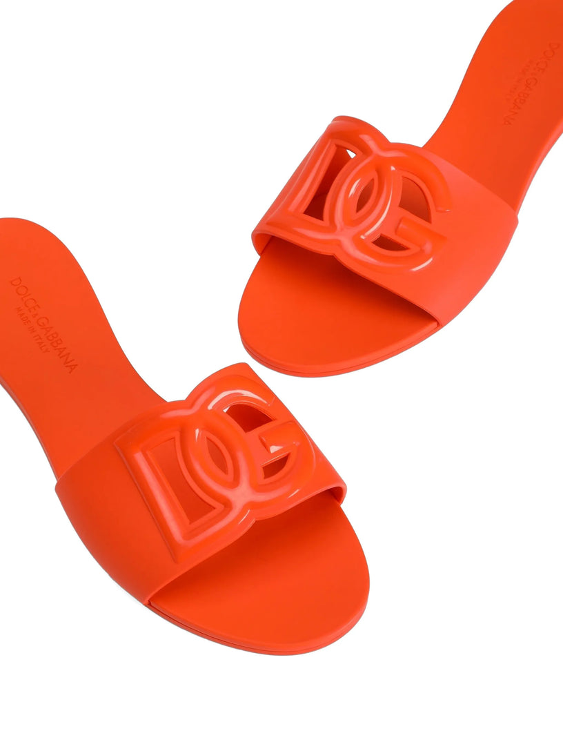 Slide beachwear in gomma