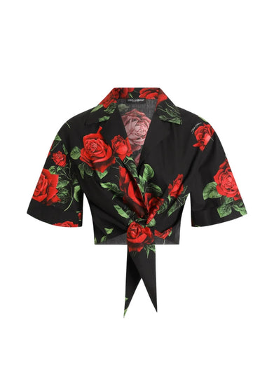 Camicia stampa rose