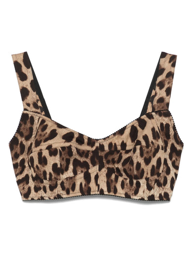 Bustier stampa leopardo